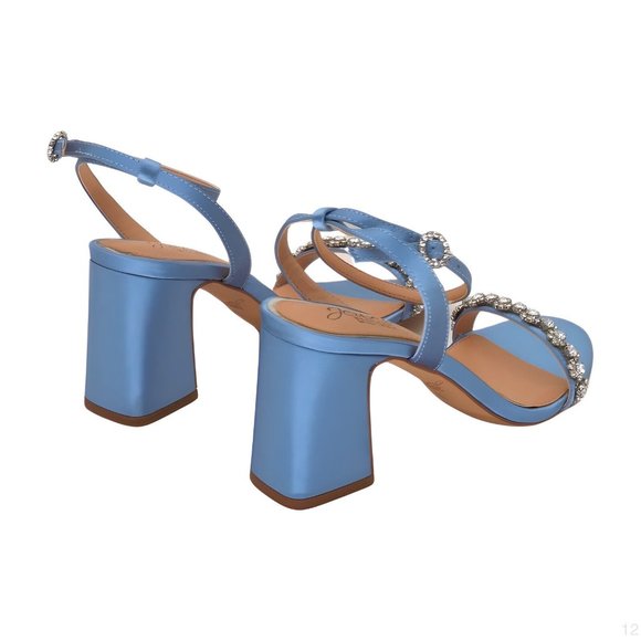 Jewel Badgley Mischka Womens Alyna Heeled Sandal, Size 5.5 - Picture 3 of 6